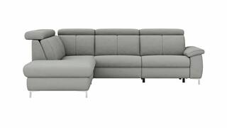 Ecke links, 2-Sitzer, Relaxfunktion (motorisch), Kopfteil verstellbar (manuell)