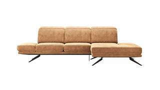 2,5-Sitzer, Longchair rechts, Kopfstütze/Armlehne verstellbar (manuell)