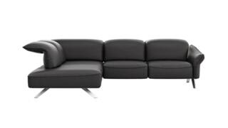 Ecke links, 2,5-Sitzer, Kopfteil verstellbar (manuell)